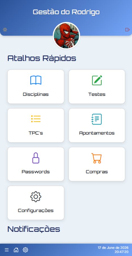 Caderno do aluno